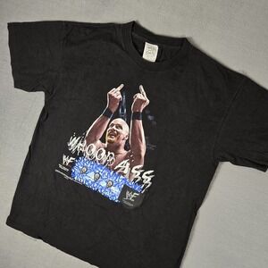 VTG Stone Cold Steve Austin Tee Shirt Mens‎ XL WWE WWF Wrestling 1998 Whoop Ass